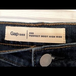 Gap 29S Perfect boot high rise jeans, NWT